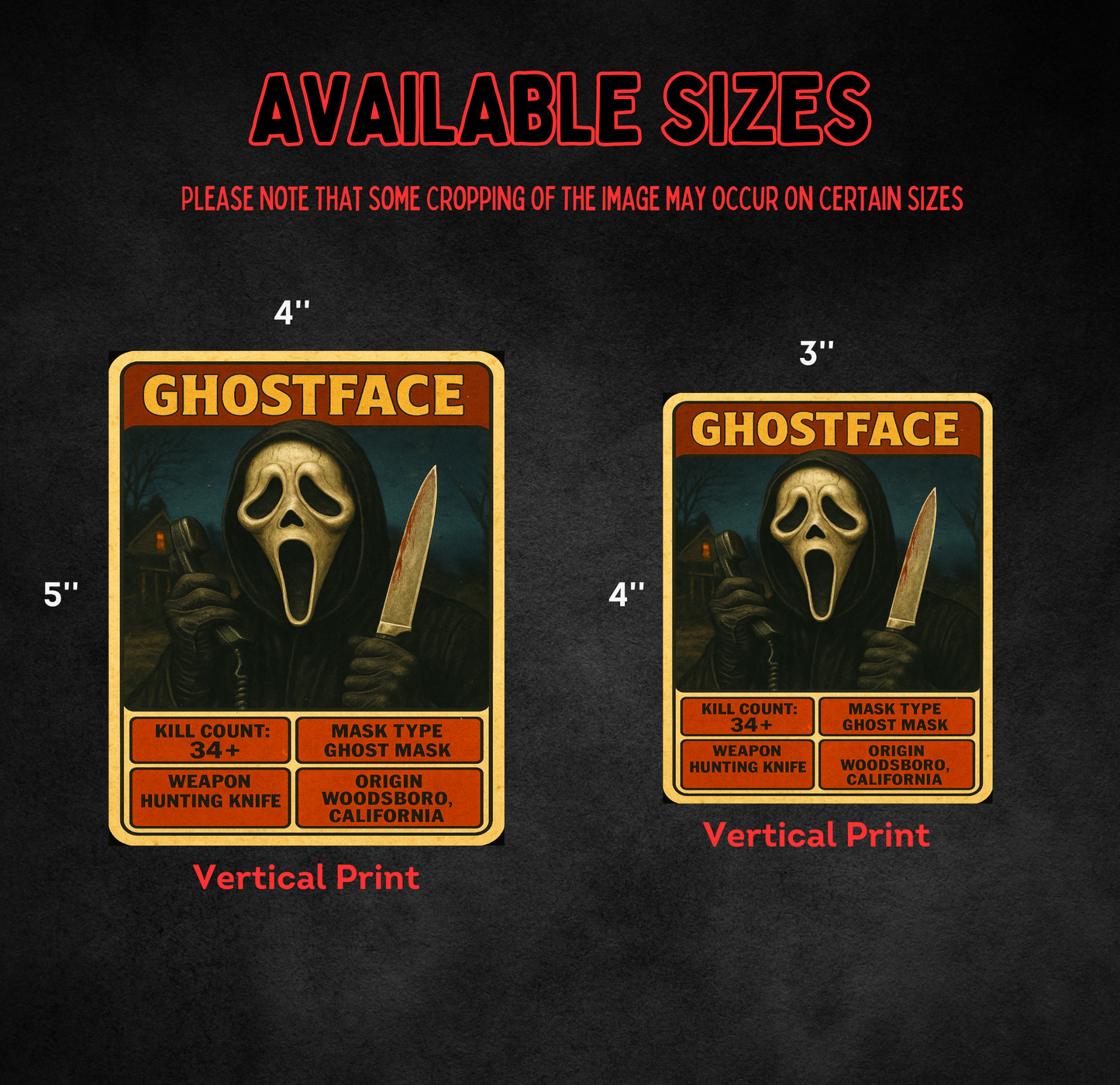 Ghostface Rokkari Release Papers by Bees Crafty Corner
