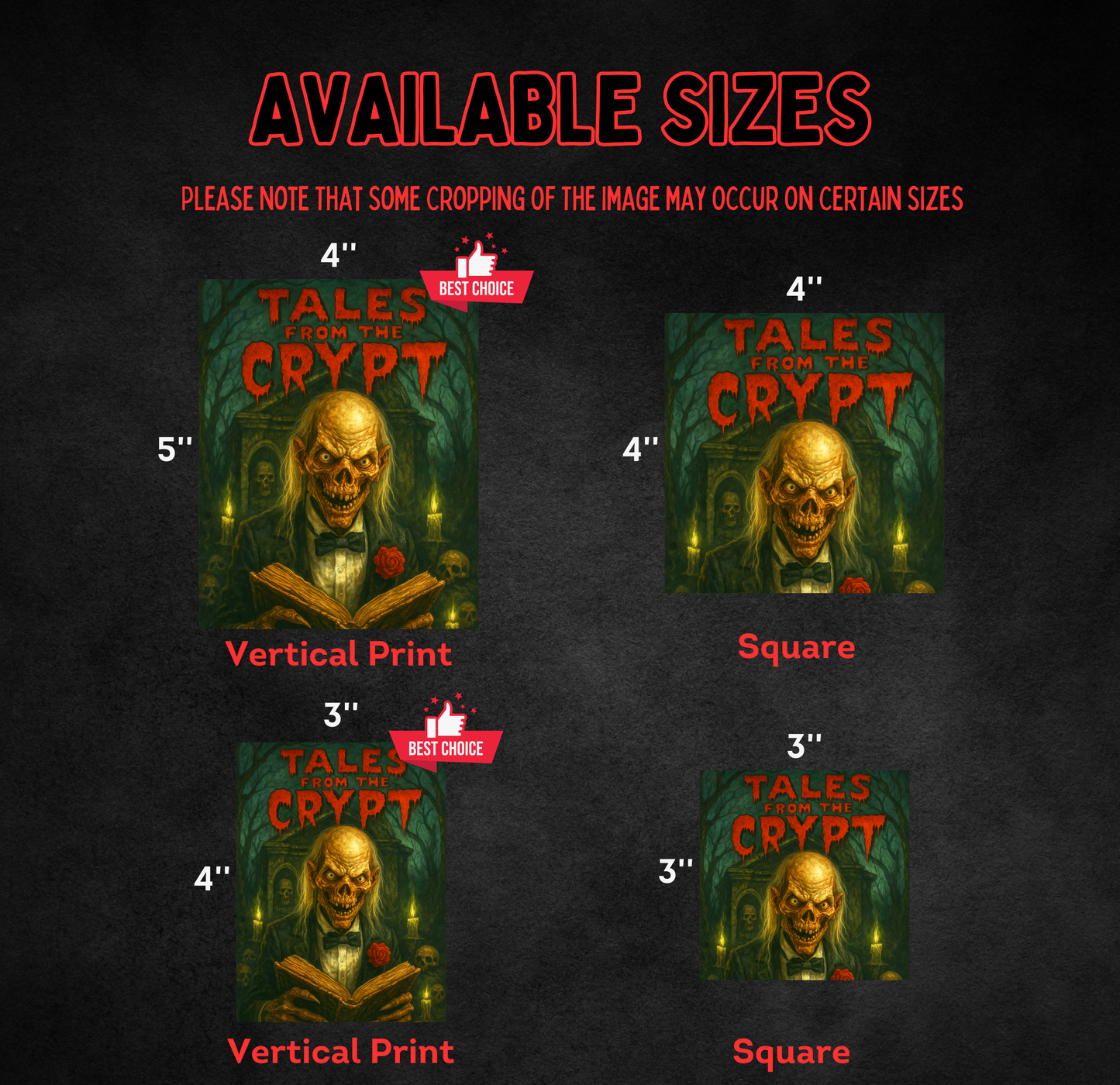 Tales From The Crypt Release Papers by Bees Crafty Corner