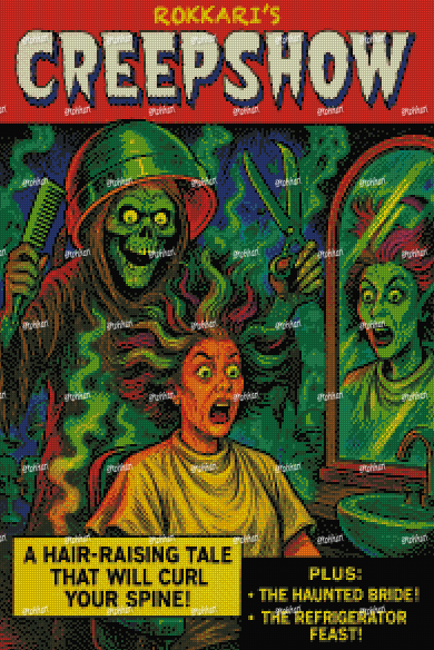 Pre-order ROKKARI'S CREEPSHOW THE BEAUTY PARLOR #1: DAY 18 LIMITED EDITION HALLOWEEN 2025