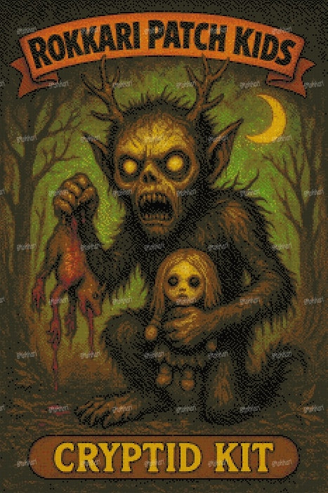 Pre-order ROKKARI PATCH KID CRYPTID KIT: DAY 16 LIMITED EDITION HALLOWEEN 2025