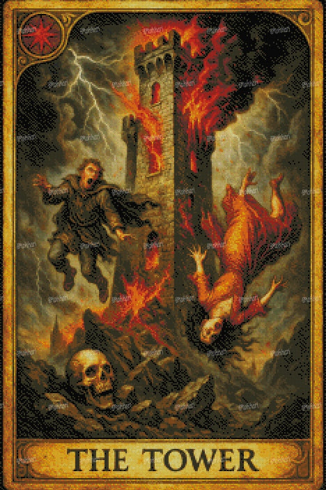 Pre-order The Tower Tarot Card