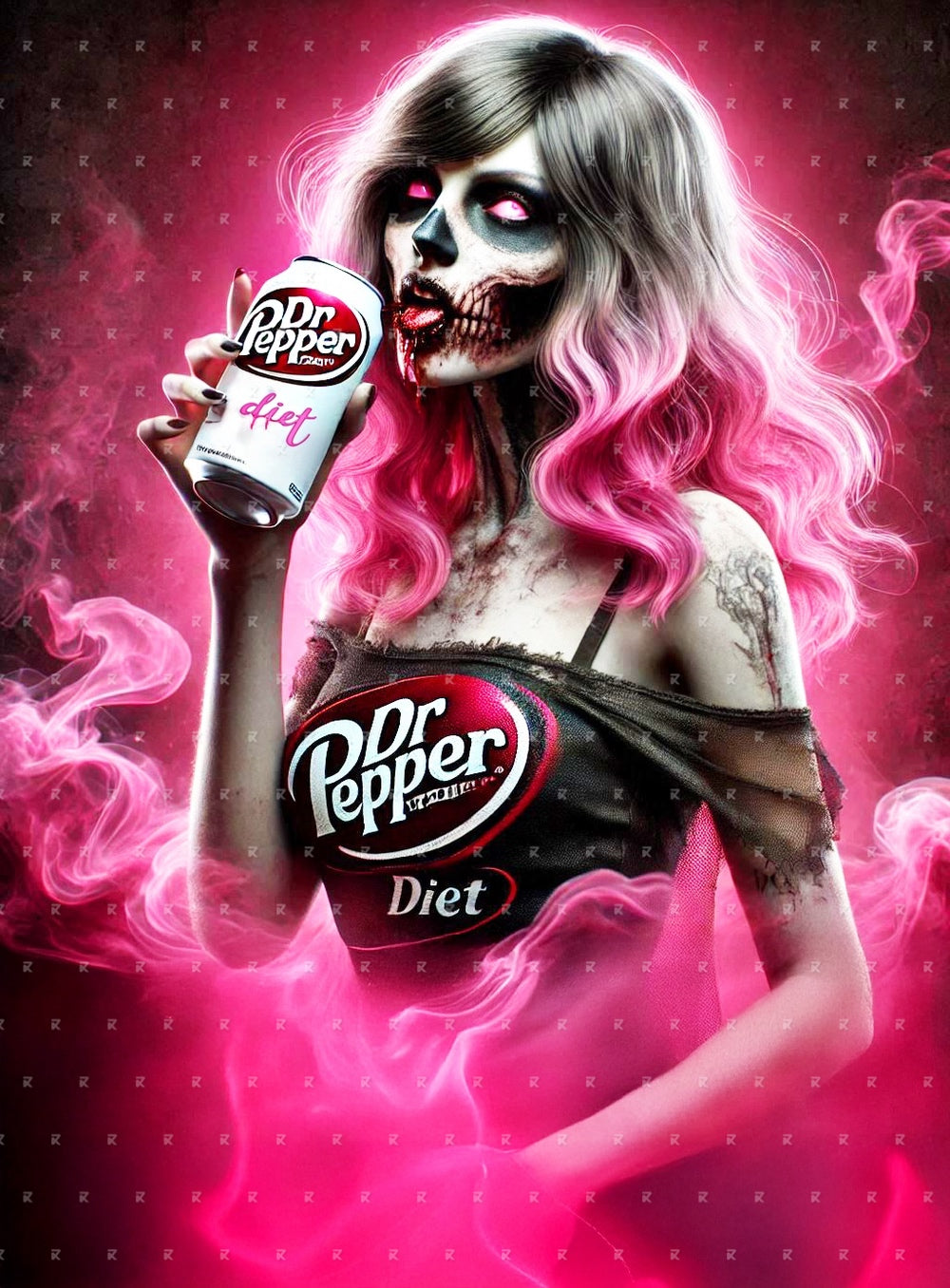 Diet Dr. Pepper Rokkari Release Papers by Bees Crafty Corner