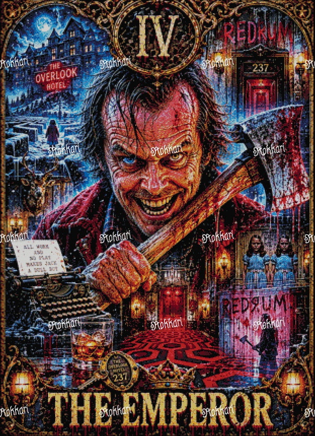 Pre-order Jack Torrance-THE EMPEROR TAROT CARD