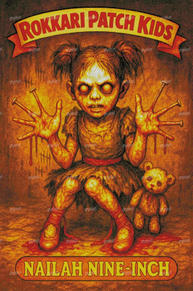 Pre-order ROKKARI PATCH KID NAILAH NINE INCH