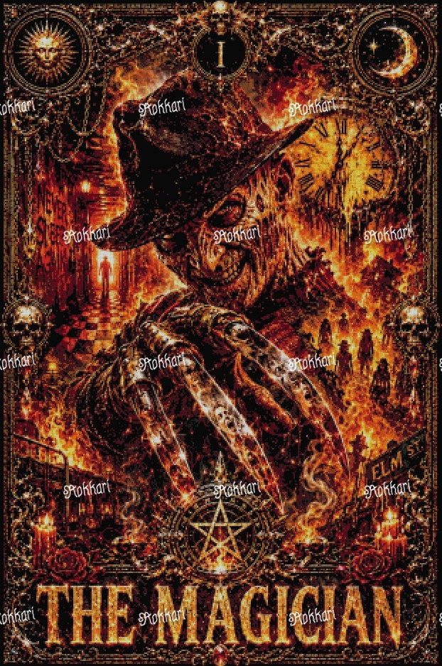 Pre-order Freddy-THE MAGICIAN TAROT CARD