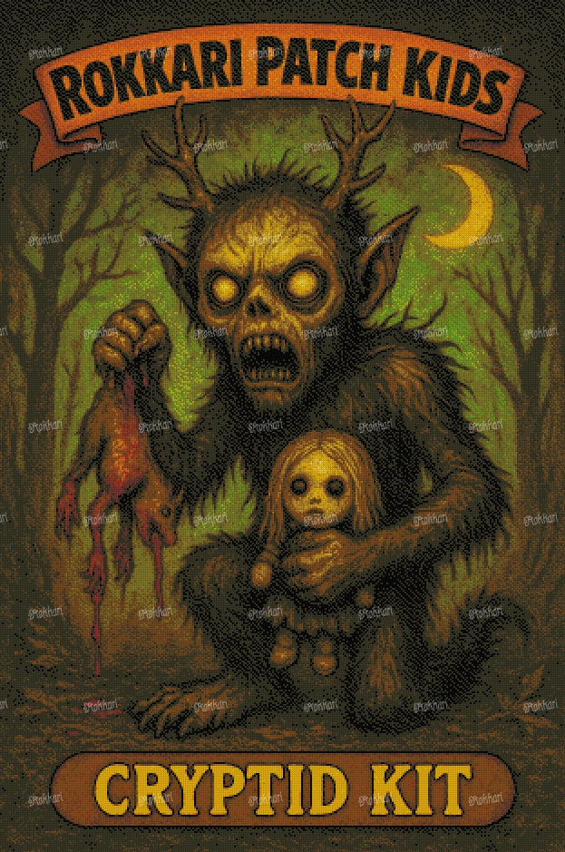 Pre-order ROKKARI PATCH KID CRYPTID KIT: DAY 16 LIMITED EDITION HALLOWEEN 2025