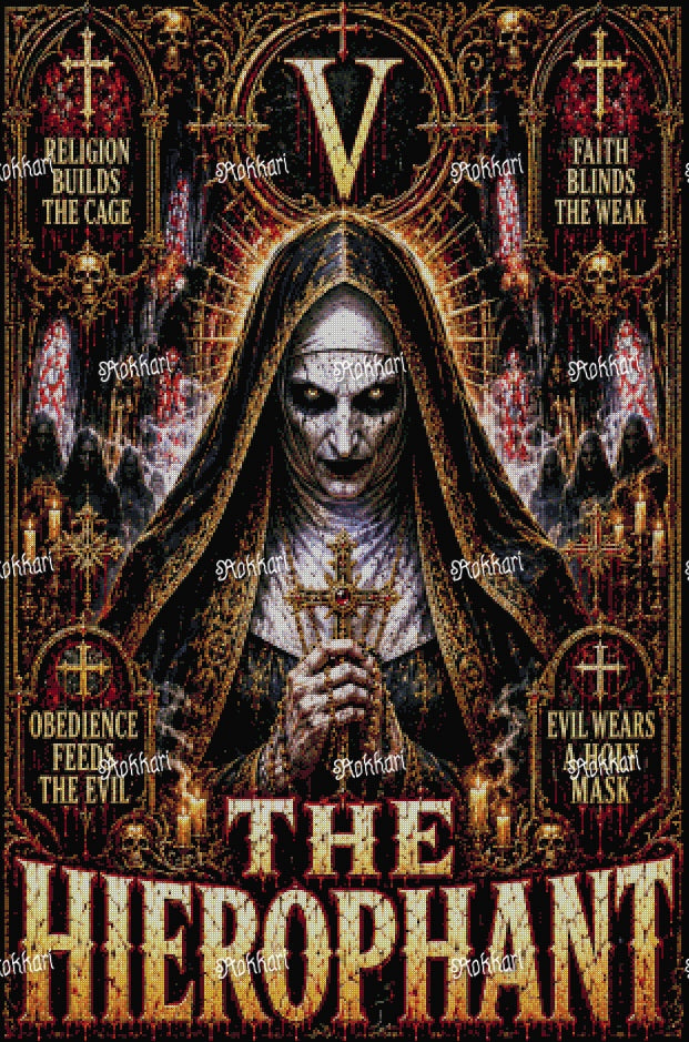 Pre-order Valak-THE HIEROPHANT TAROT CARD