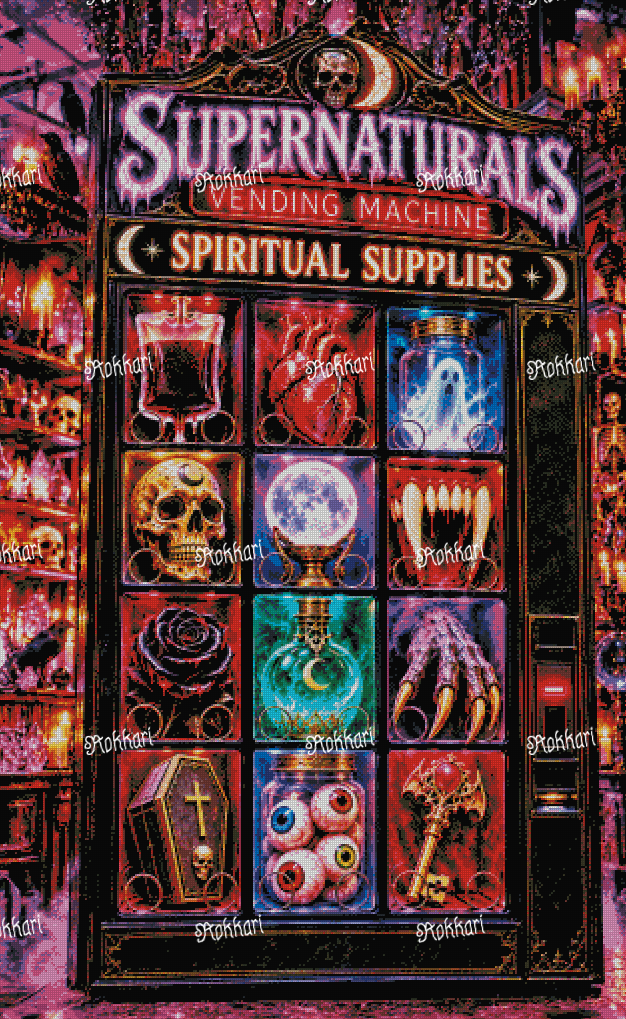 Pre-order LIMITED EDITION: ROKKARI HALLOWEEN: NIGHT #22 SUPERNATURAL VENDING MACHINE