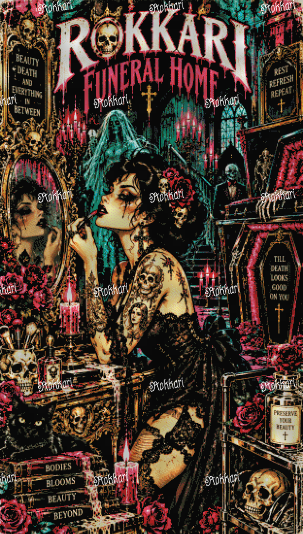 Pre-order LIMITED EDITION: ROKKARI HALLOWEEN: NIGHT #16 ROKKARI'S FUNERAL HOME