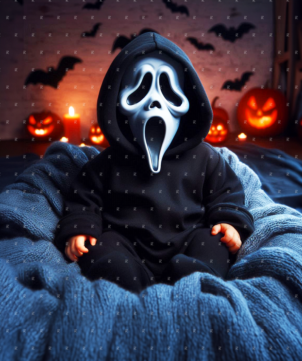 Baby Ghostface Release Papers by Bees Crafty Corner