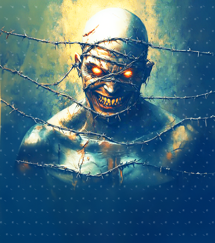 BARBED WIRE LIMITED EDITION RELEASE #28 FOR ROKKARI'S 31 NIGHTS OF HALLOWEEN