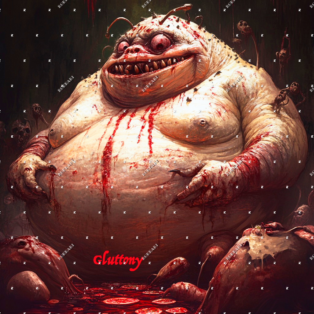 SEVEN DEADLY SINS GLUTTONY LIMITED EDITION RELEASE #14 FOR ROKKARI'S 33 NIGHTS OF HOLIDAYS!
