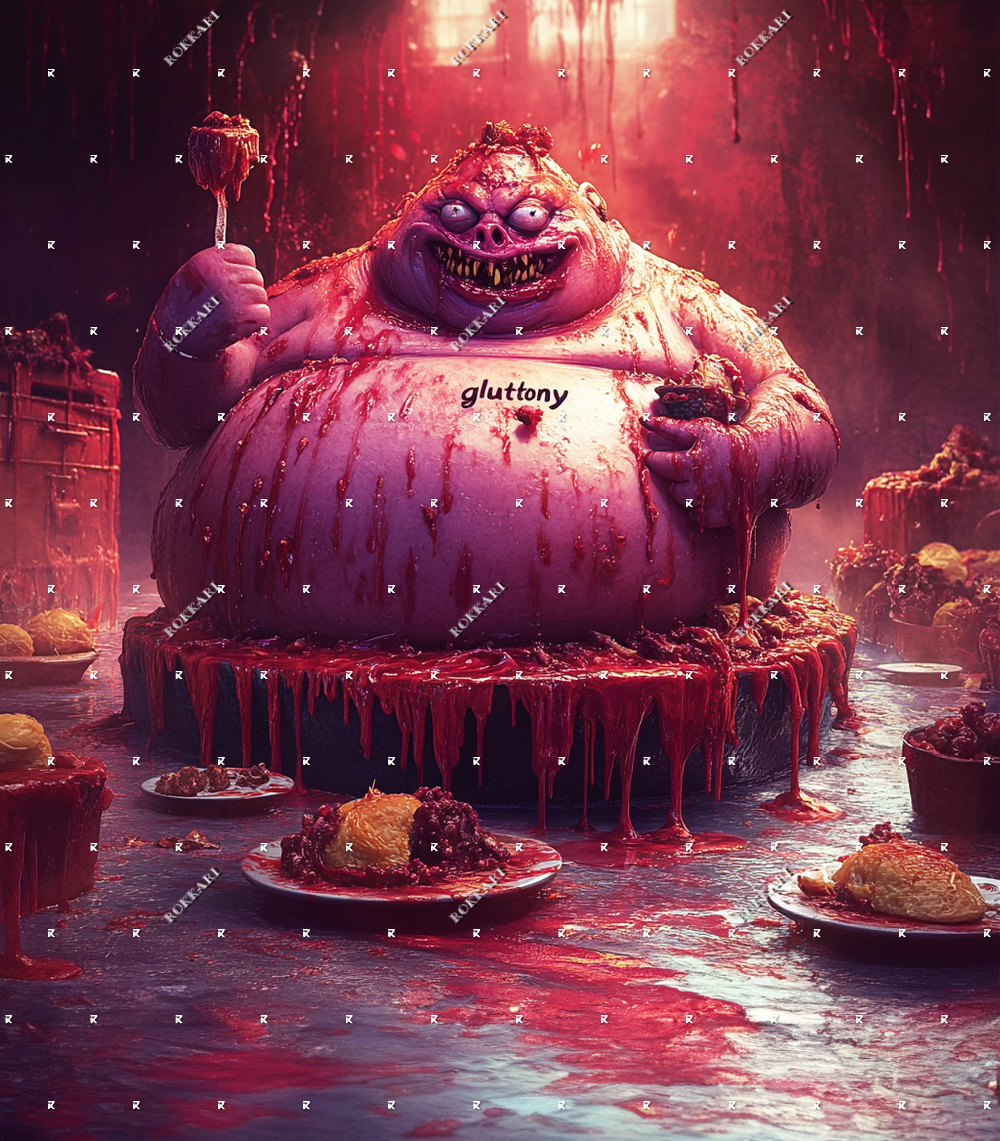SEVEN DEADLY SINS GLUTTONY LIMITED EDITION RELEASE #14 FOR ROKKARI'S 33 NIGHTS OF HOLIDAYS!