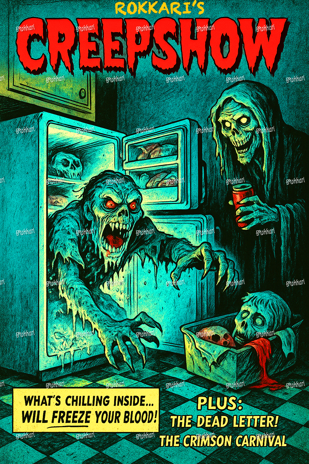 Pre-order ROKKARI'S CREEPSHOW THE REFRIGERATOR FEAST: DAY 18 LIMITED EDITION HALLOWEEN 2025