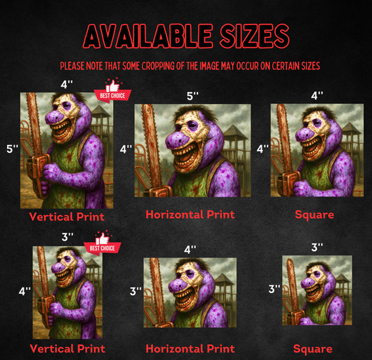Rokkari's Leatherface Barney Release Papers by Bees Crafty Corner