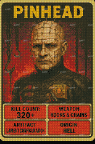 Pre-order Horror Trading Cards (MORE WILL BE ADDED AS THE DROPS CONTINUE)