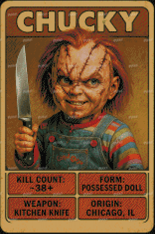 Pre-order Horror Trading Cards (MORE WILL BE ADDED AS THE DROPS CONTINUE)