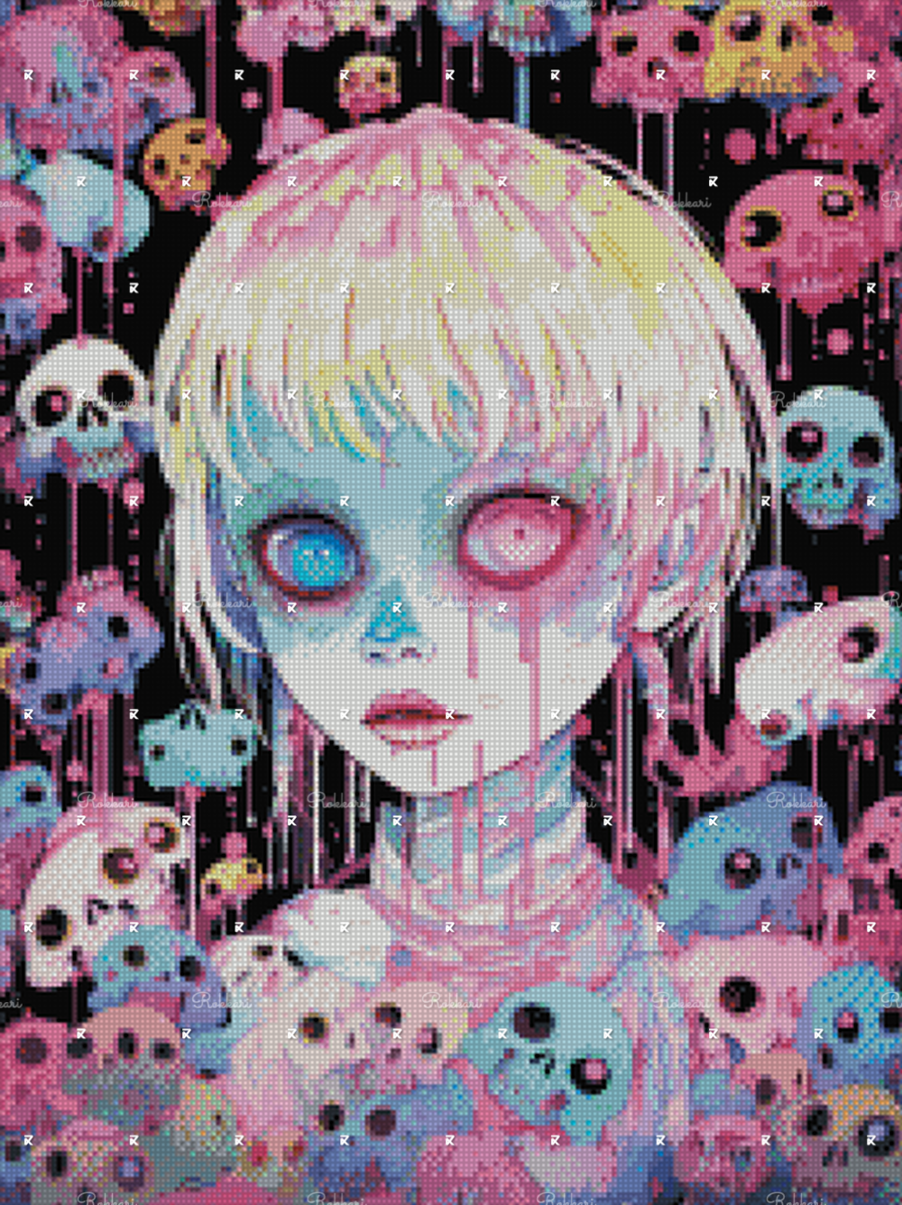 Pre-order Kawaii Nightmares (cutesy vomit canvas of the drop)