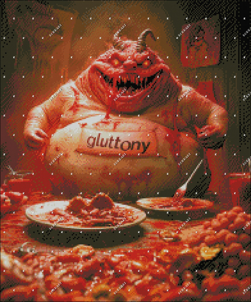SEVEN DEADLY SINS GLUTTONY LIMITED EDITION RELEASE #14 FOR ROKKARI'S 33 NIGHTS OF HOLIDAYS!
