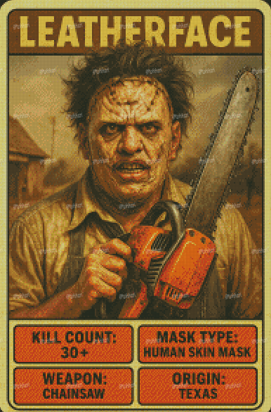 Pre-order Horror Trading Cards (MORE WILL BE ADDED AS THE DROPS CONTINUE)