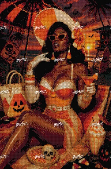 Pre-order Candy Corn Beach Queen