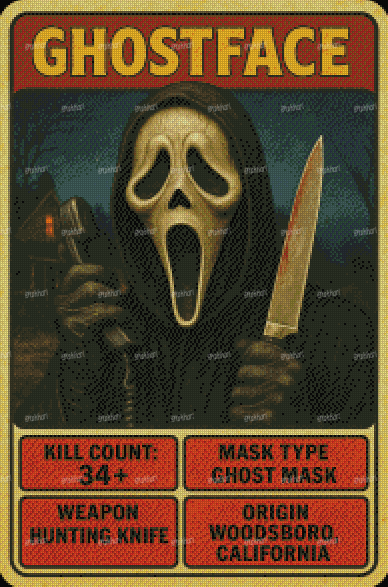 Pre-order Horror Trading Cards (MORE WILL BE ADDED AS THE DROPS CONTINUE)