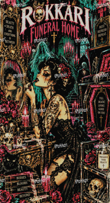 Pre-order LIMITED EDITION: ROKKARI HALLOWEEN: NIGHT #16 ROKKARI'S FUNERAL HOME