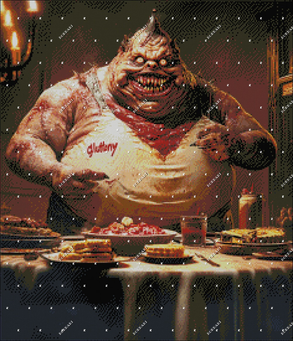 SEVEN DEADLY SINS GLUTTONY LIMITED EDITION RELEASE #14 FOR ROKKARI'S 33 NIGHTS OF HOLIDAYS!