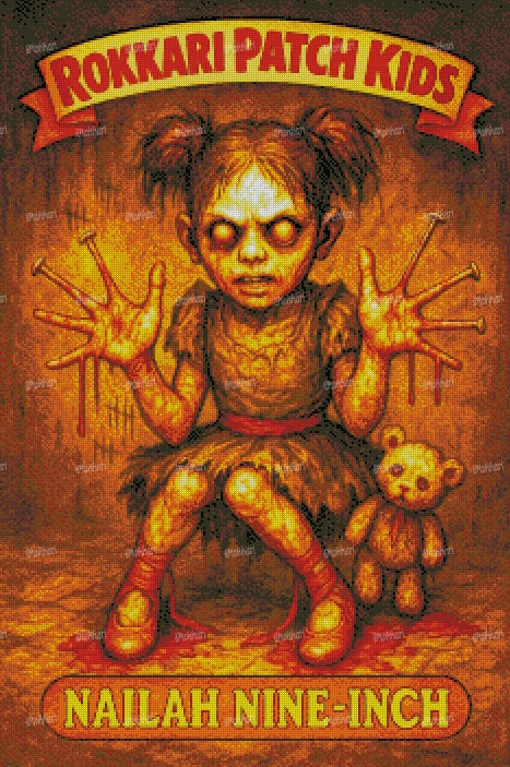 Pre-order ROKKARI PATCH KID NAILAH NINE INCH