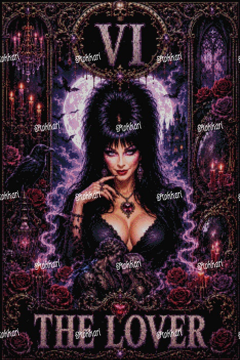 Pre-order Elvira-THE LOVER TAROT CARD
