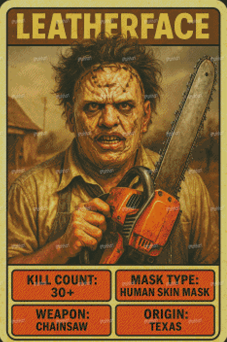Pre-order Horror Trading Cards (MORE WILL BE ADDED AS THE DROPS CONTINUE)