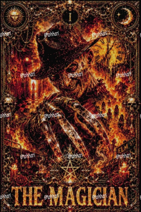 Pre-order Freddy-THE MAGICIAN TAROT CARD