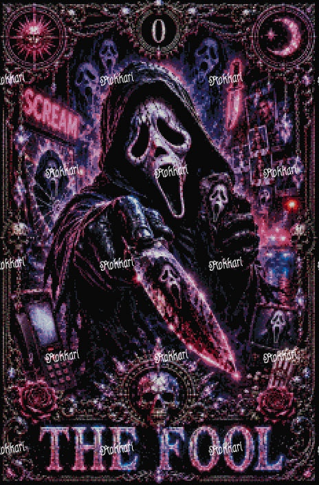 Pre-order Ghostface-THE FOOL TAROT CARD