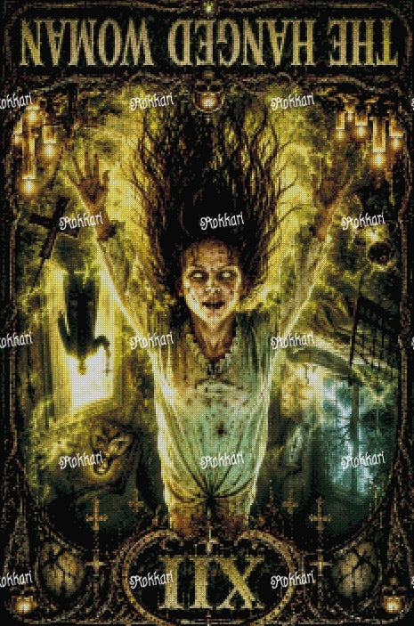 Pre-order Reagan-THE HANGED WOMAN TAROT CARD