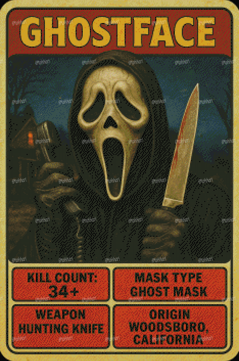 Pre-order Horror Trading Cards (MORE WILL BE ADDED AS THE DROPS CONTINUE)
