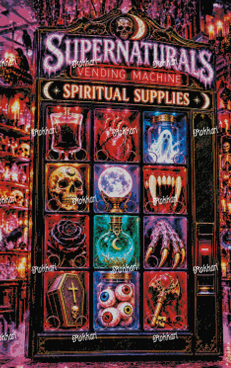 Pre-order LIMITED EDITION: ROKKARI HALLOWEEN: NIGHT #22 SUPERNATURAL VENDING MACHINE