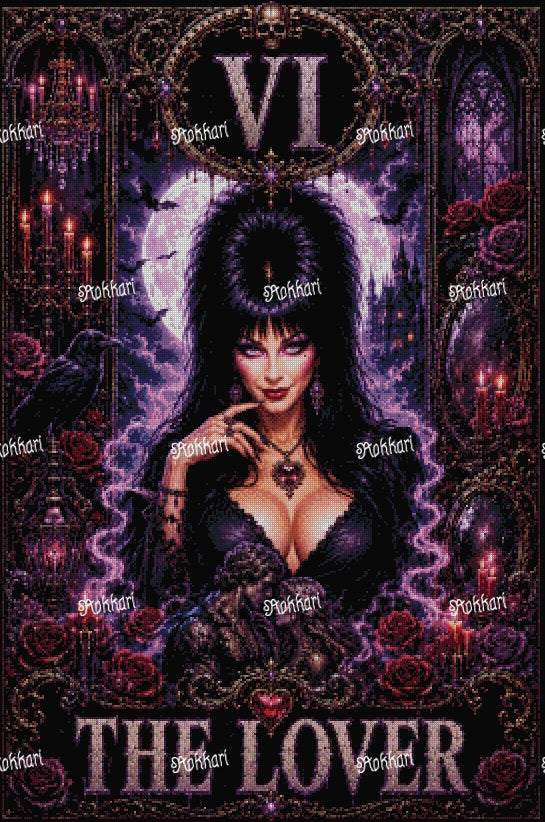 Pre-order Elvira-THE LOVER TAROT CARD