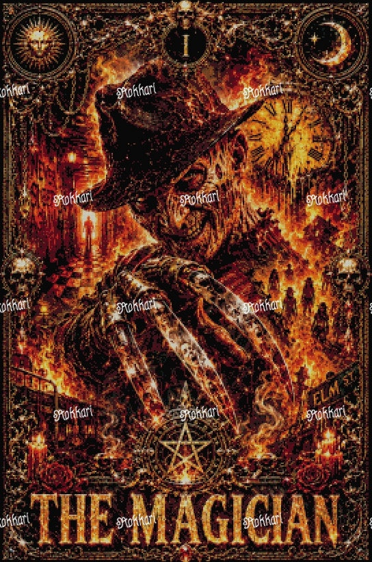 Pre-order Freddy-THE MAGICIAN TAROT CARD