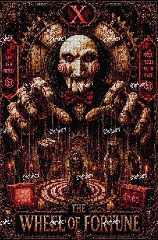 Pre-order Jigsaw-THE WHEEL OF FORTUNE TAROT CARD