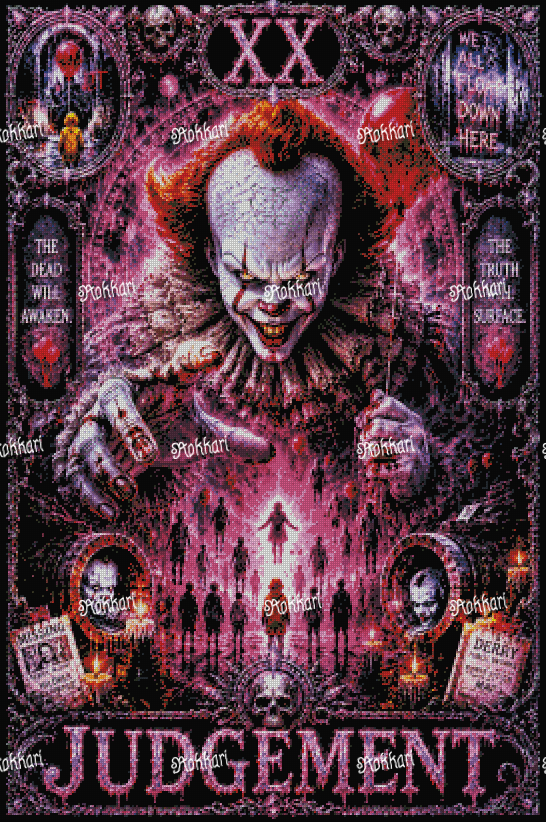 Pre-order Pennywise-JUDGEMENT TAROT CARD