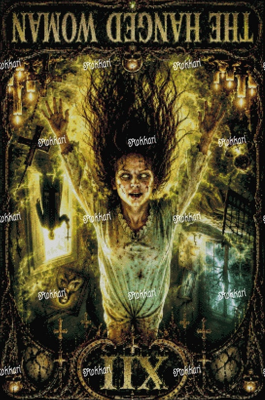 Pre-order Reagan-THE HANGED WOMAN TAROT CARD