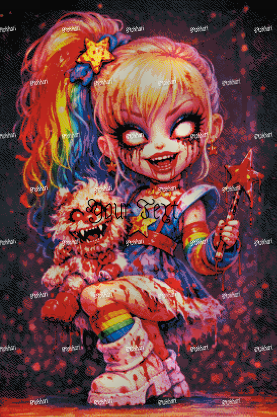 Pre-order Portrait of Rainbow Brite