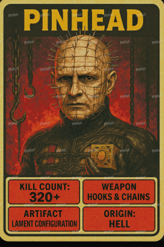 Pre-order Horror Trading Cards (MORE WILL BE ADDED AS THE DROPS CONTINUE)