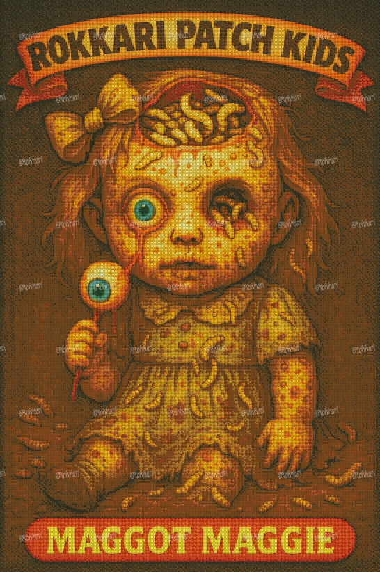 Pre-order ROKKARI PATCH KID MAGGOT MAGGIE