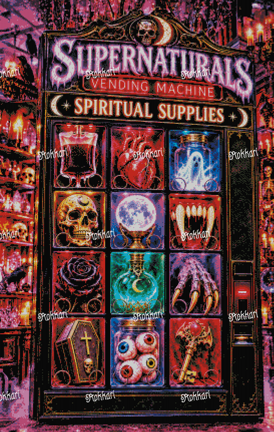 Pre-order LIMITED EDITION: ROKKARI HALLOWEEN: NIGHT #22 SUPERNATURAL VENDING MACHINE