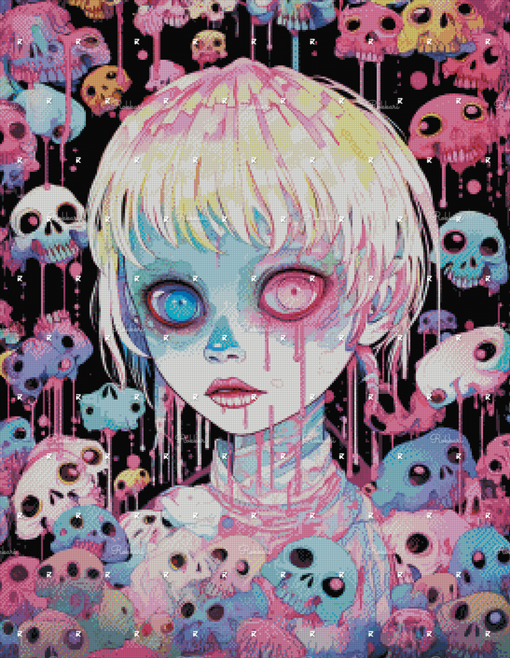 Pre-order Kawaii Nightmares (cutesy vomit canvas of the drop)