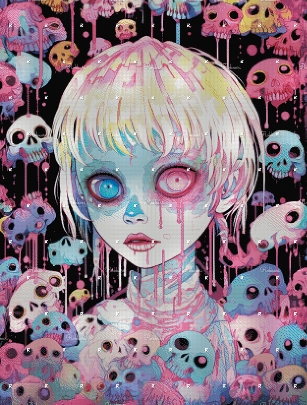 Pre-order Kawaii Nightmares (cutesy vomit canvas of the drop)