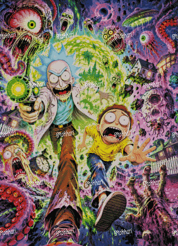Pre-order LIMITED EDITION: ROKKARI HALLOWEEN: NIGHT #3 RICK AND MORTY