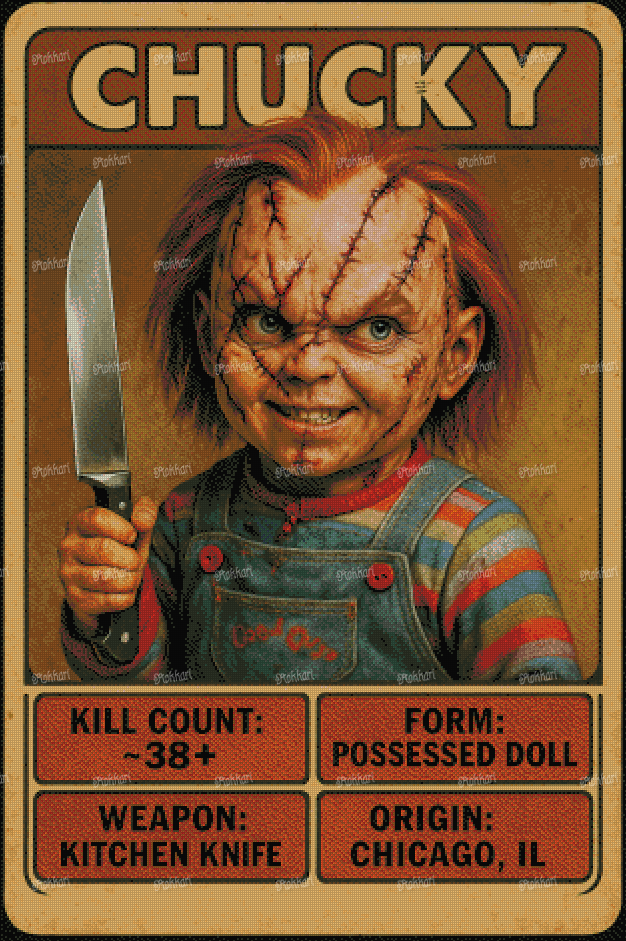Pre-order Horror Trading Cards (MORE WILL BE ADDED AS THE DROPS CONTINUE)