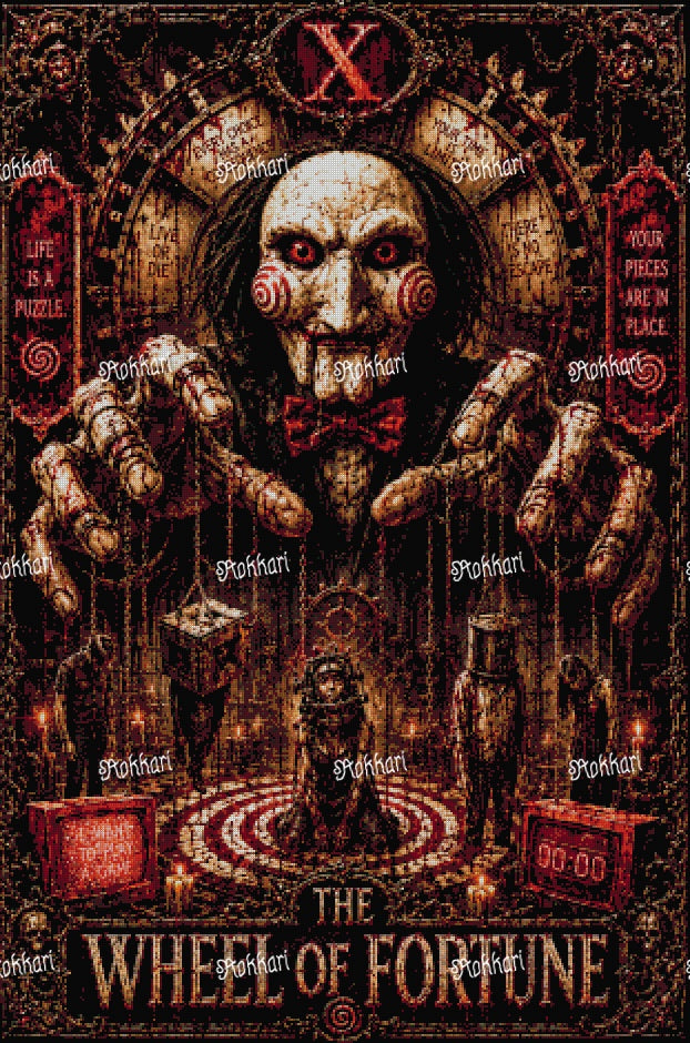 Pre-order Jigsaw-THE WHEEL OF FORTUNE TAROT CARD